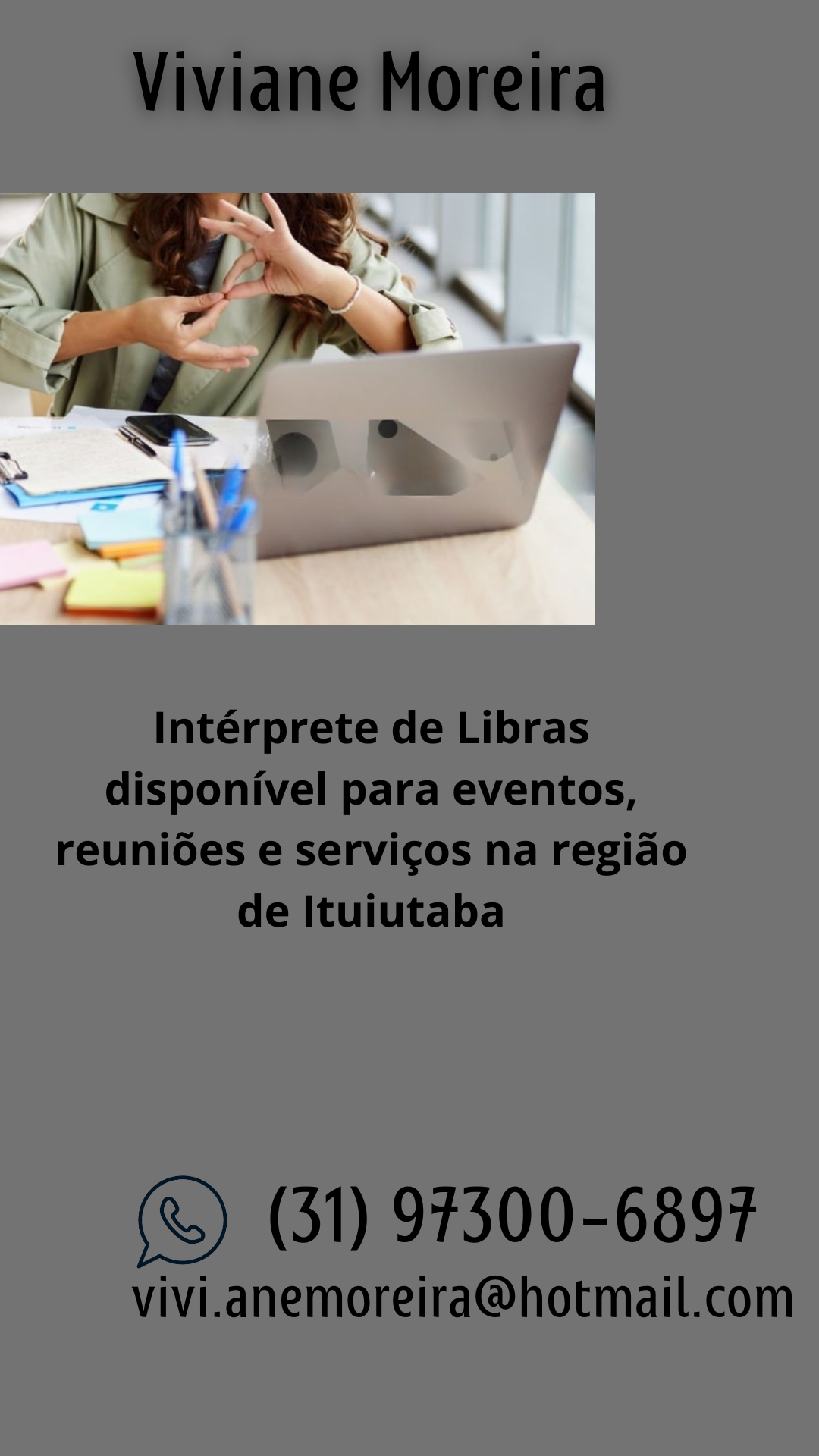 Interprete de libras para eventos online e presencial na região de Ituiutaba